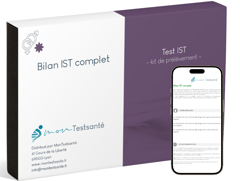 Kit de dépistage IST complet à domicile – test multi-infections simple et confidentiel