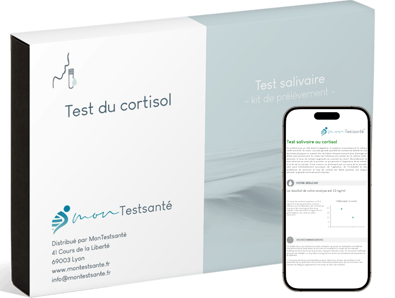 Analyse du cortisol dans la salive