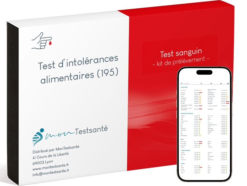Test intolérance alimentaire plus (195)