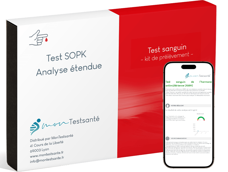 Test sanguin étendu du SOPK incluant l’analyse de l’AMH et de la prolactin
