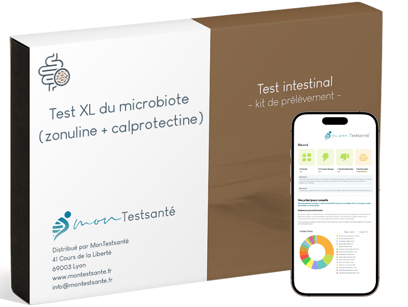 Analyse approfondie du microbiote intestinal – Format XL
 Analyse approfondie du microbiote intestinal – Format XL