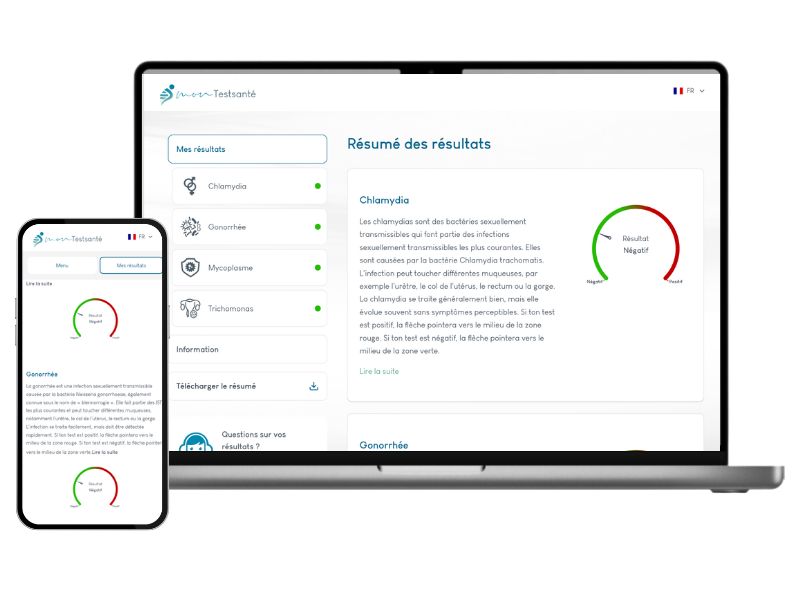 Exemple de résultat du bilan IST complet sur un ordinateur portable